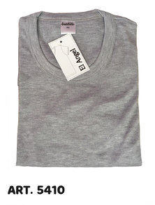 REMERA HOMBRE M/L GRIS CUELLO RED. TALLE 42 AL 46