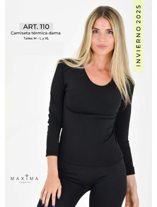 CAMISETA DAMA TERMICA TALLES M AL XL